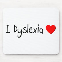 Humour de dyslexie tapis de souris