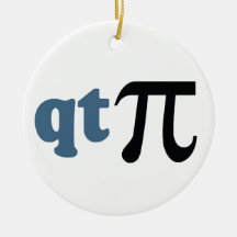 Humour de maths - pièce en t mignonne pi ornement de noël
