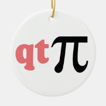 Humour de maths - pièce en t mignonne pi décoration de noël