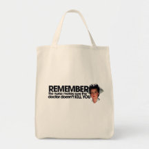 Humour d'infirmière sac de toile