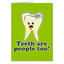 Humour drôle de dentiste cartes de vœux