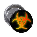 Humour drôle d'insigne de bouton de bio risque