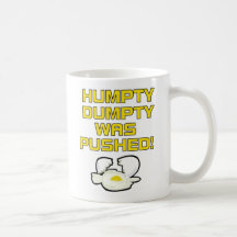 humpty a été poussé mug