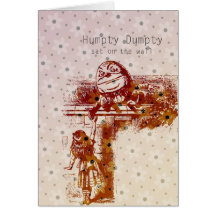 Humpty Dumpty Cartes De Vœux