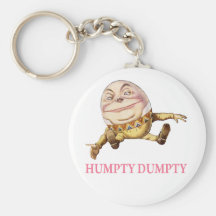 Humpty Dumpty Sat On a Wall Keychain