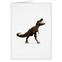 Hurlement de T-rex Cartes De Vœux