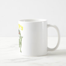 Hurlement heureux tasse à café