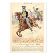 Hussard de Brandenburger Carte Postale