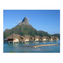 Huttes de Bora Bora Cartes Postales