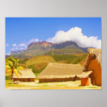 Huttes de village posters