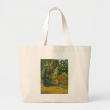 Huttes sous les arbres par Paul Gauguin Sacs De Toile