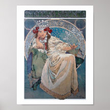 hyacinta de princesse de mucha poster