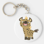 Hyène de sourire mignonne Keychain de bande dessin porte-clés