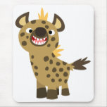 Hyène de sourire mignonne Mousepad de bande dessin tapis de souris