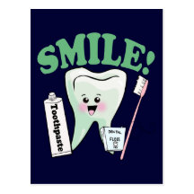Hygiéniste dentaire de dentiste cartes postales