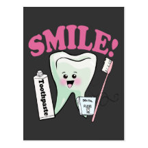 Hygiéniste dentaire de dentiste cartes postales