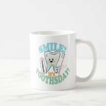 Hygiéniste dentaire drôle de dentiste tasses à café