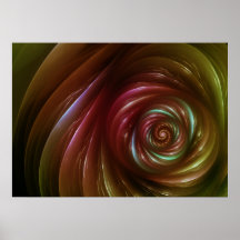 Hypnose perpétuelle - affiche d'art de fractale