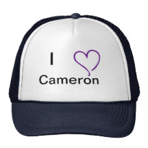 i <3 Cameron Casquettes De Camionneur