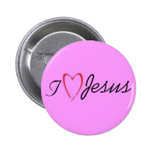 I <3 Jésus Badges