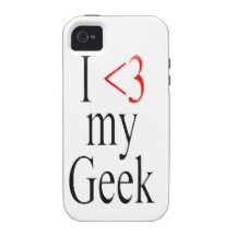I <3 mon coque iphone de geek coques Case-Mate iPhone 4