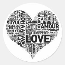 I AMOUR DE COEUR AUTOCOLLANT