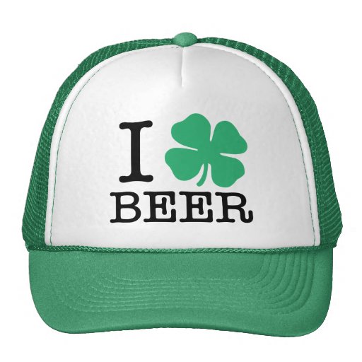 I bière de shamrock casquettes de camionneur