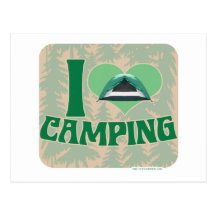 I camping de coeur cartes postales