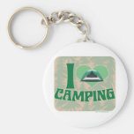I camping de coeur porte-clé