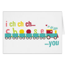 I ch ch vous choisissent carte de Valentines cartes