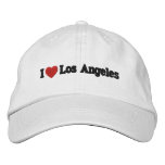 I chapeau brodé par Los Angeles de coeur