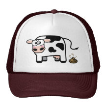 I chapeau drôle de vache à Pooped Casquette De Camionneur