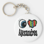 I coeur (amour) Alexandrea Porte-clés