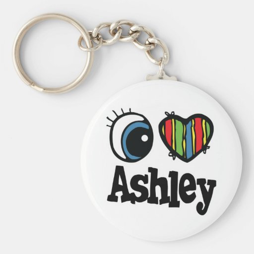 I coeur (amour) Ashley Porte-clés