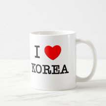 I COEUR CORÉE TASSE À CAFÉ