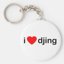 I coeur Djing Porte-clefs