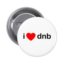 I coeur DNB Pin's Avec Agrafe