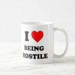 I coeur étant hostile tasse à café