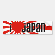 I coeur Japon ! Adhésifs Pour Voiture