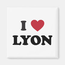 I coeur Lyon France Aimant