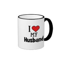 I coeur mon mari mugs à café