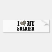I coeur mon soldat adhésifs pour voiture