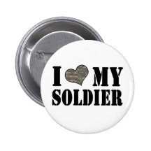 I coeur mon soldat badge