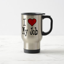 I coeur mon travail tasse à café