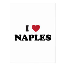 I coeur Naples Italie Carte Postale