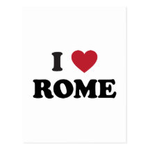 I coeur Rome Italie Cartes Postales