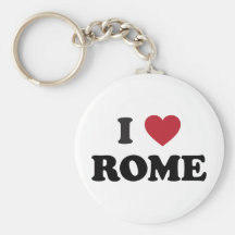 I coeur Rome Italie Porte-clefs
