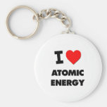 I énergie atomique de coeur porte-clés