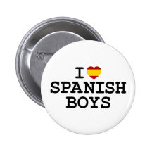I garçons d'Espagnol de coeur Badge Avec Épingle