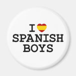 I garçons d'Espagnol de coeur Magnets Pour Réfrigérateur